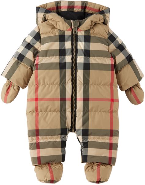 burberry baby sale dress|burberry snowsuit baby girl.